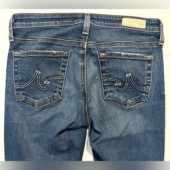 AG Adriano Goldschmied Women’s Distressed Blue Jeans Size 26R - Picture 16 of 16